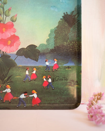 Grand plateau vintage italien - Silly &amp; Billy