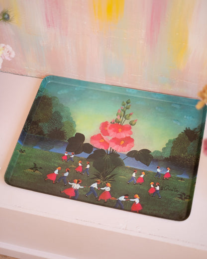 Grand plateau vintage italien - Silly &amp; Billy