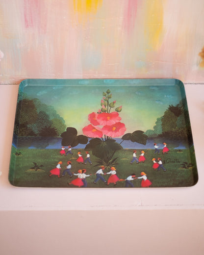 Grand plateau vintage italien - Silly &amp; Billy