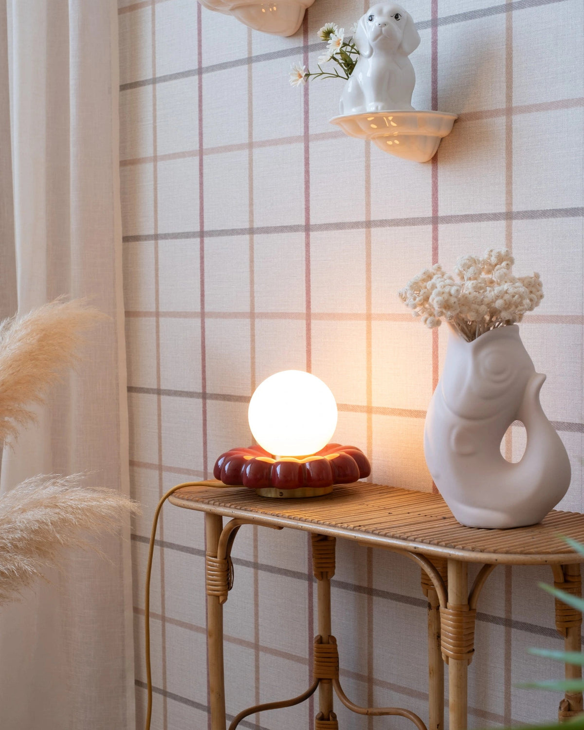 Lampe à poser Joie - Framboise - Silly &amp; Billy