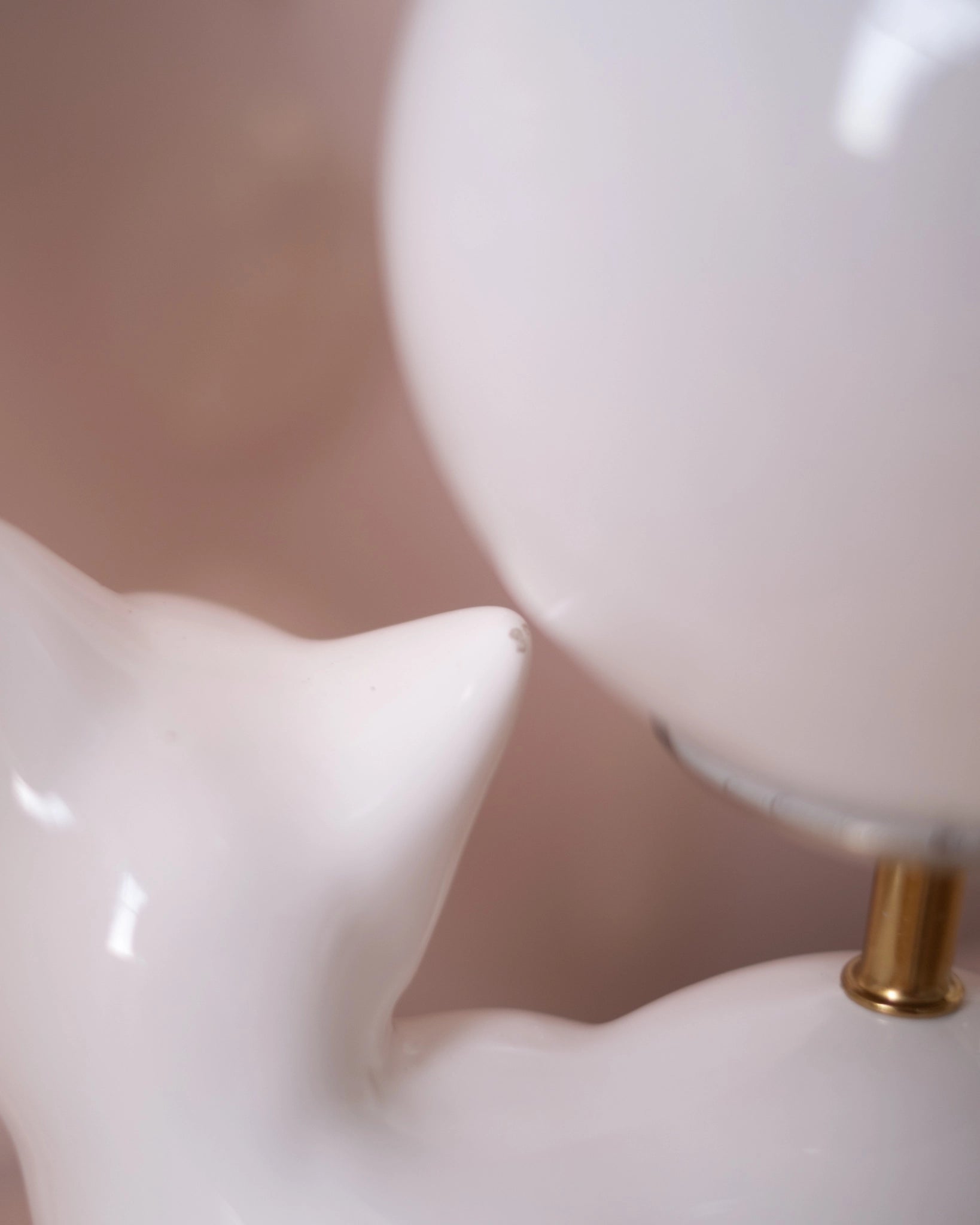 Lampe chat en céramique et opaline - Silly &amp; Billy