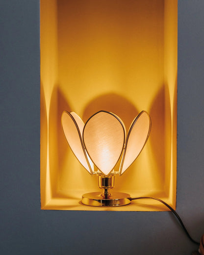 Lampe Fleur à poser - Blush et doré - Silly &amp; Billy