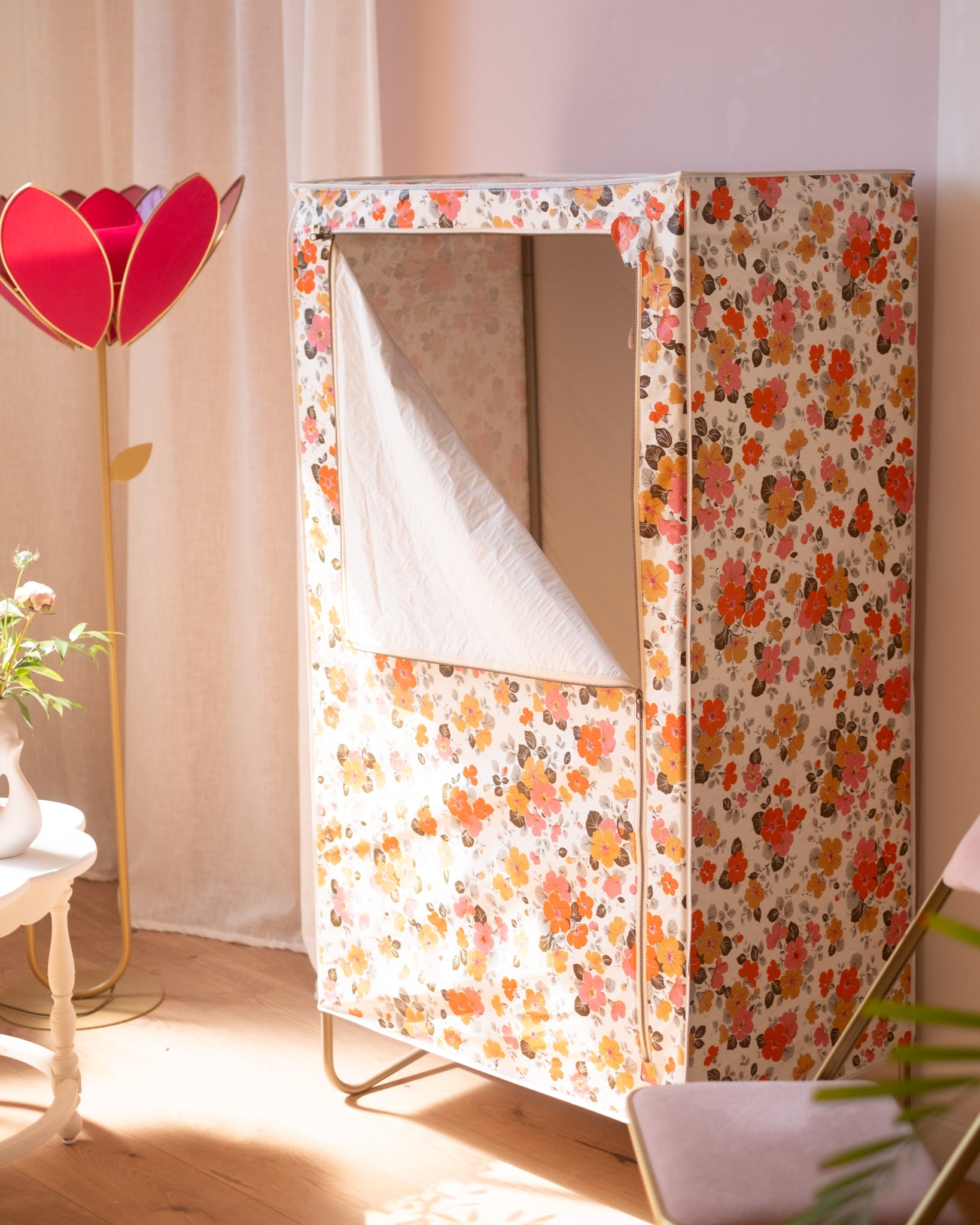 Penderie vintage en tissu fleuri - Silly &amp; Billy