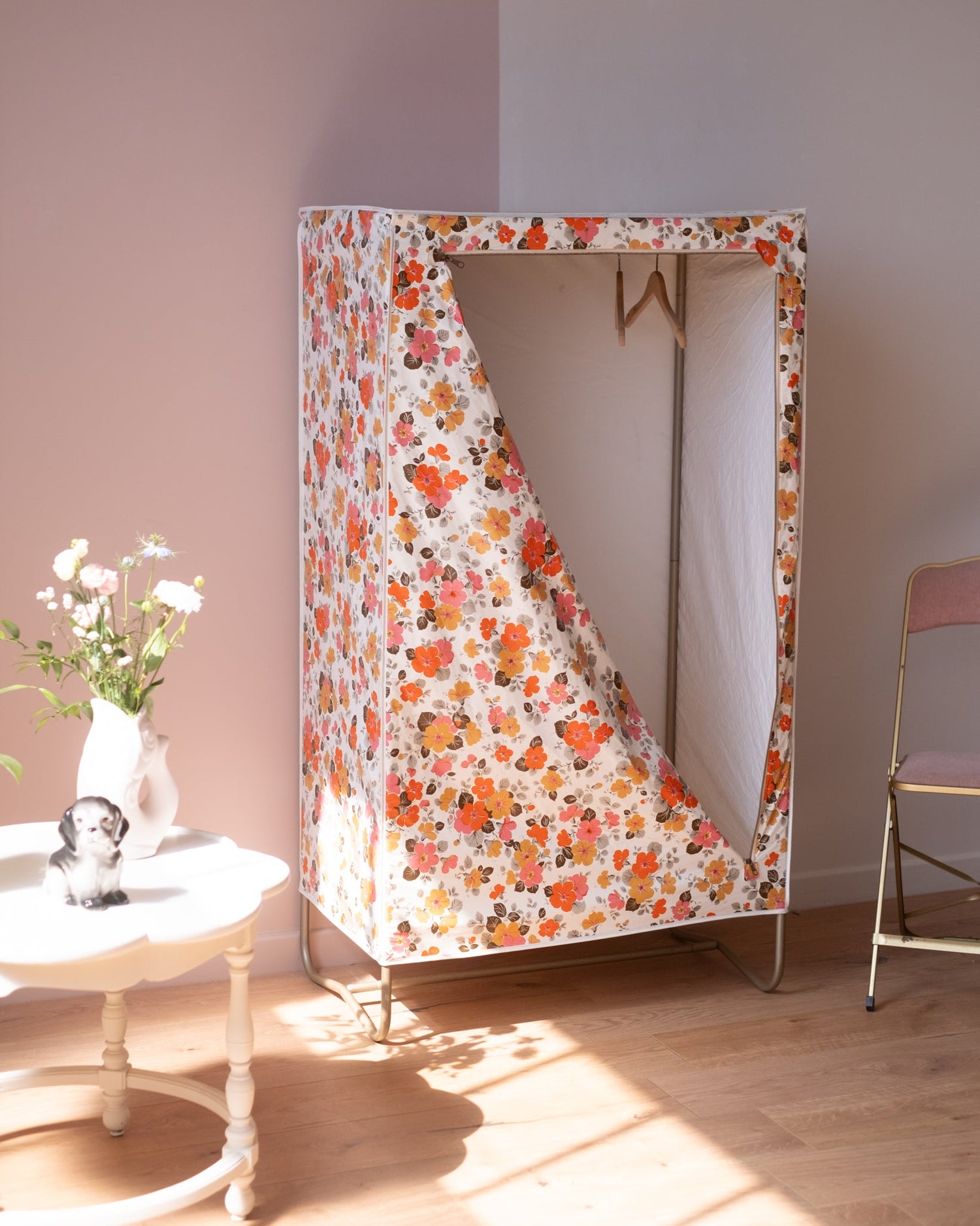 Penderie vintage en tissu fleuri - Silly &amp; Billy