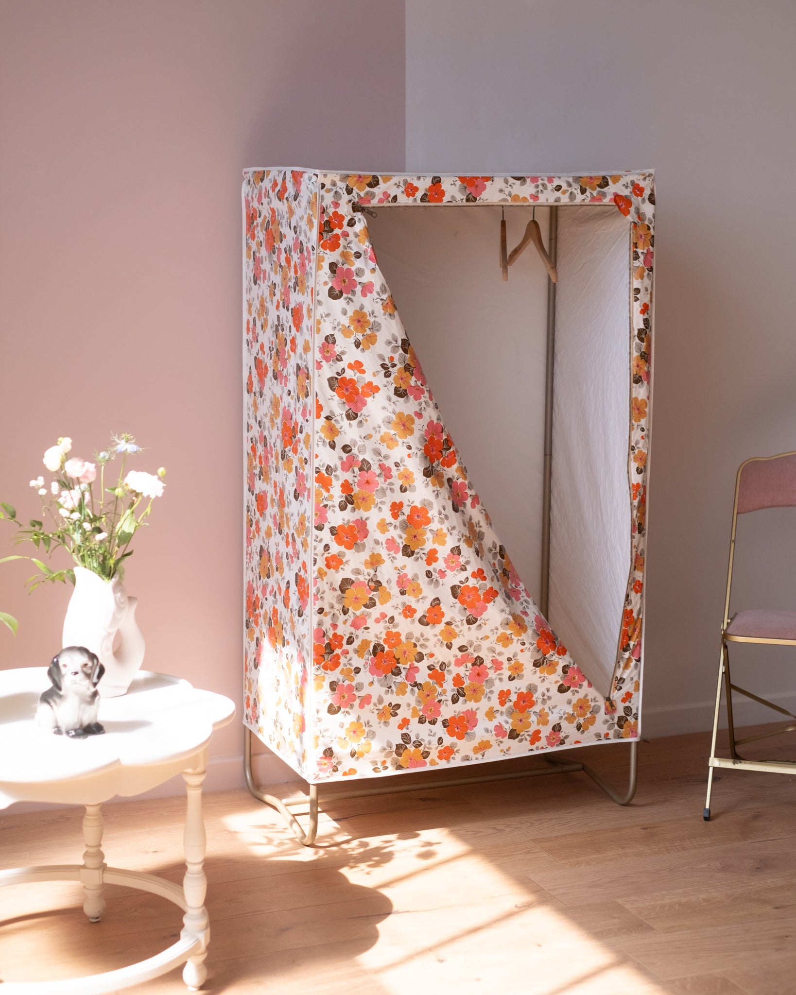 Penderie vintage en tissu fleuri - Silly &amp; Billy