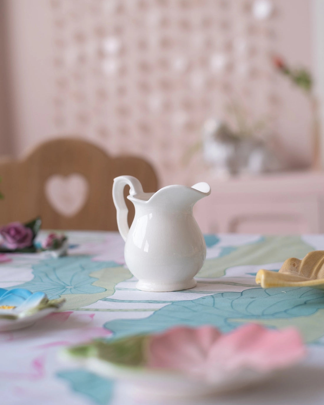 Petit pot à lait en porcelaine blanche - Silly &amp; Billy