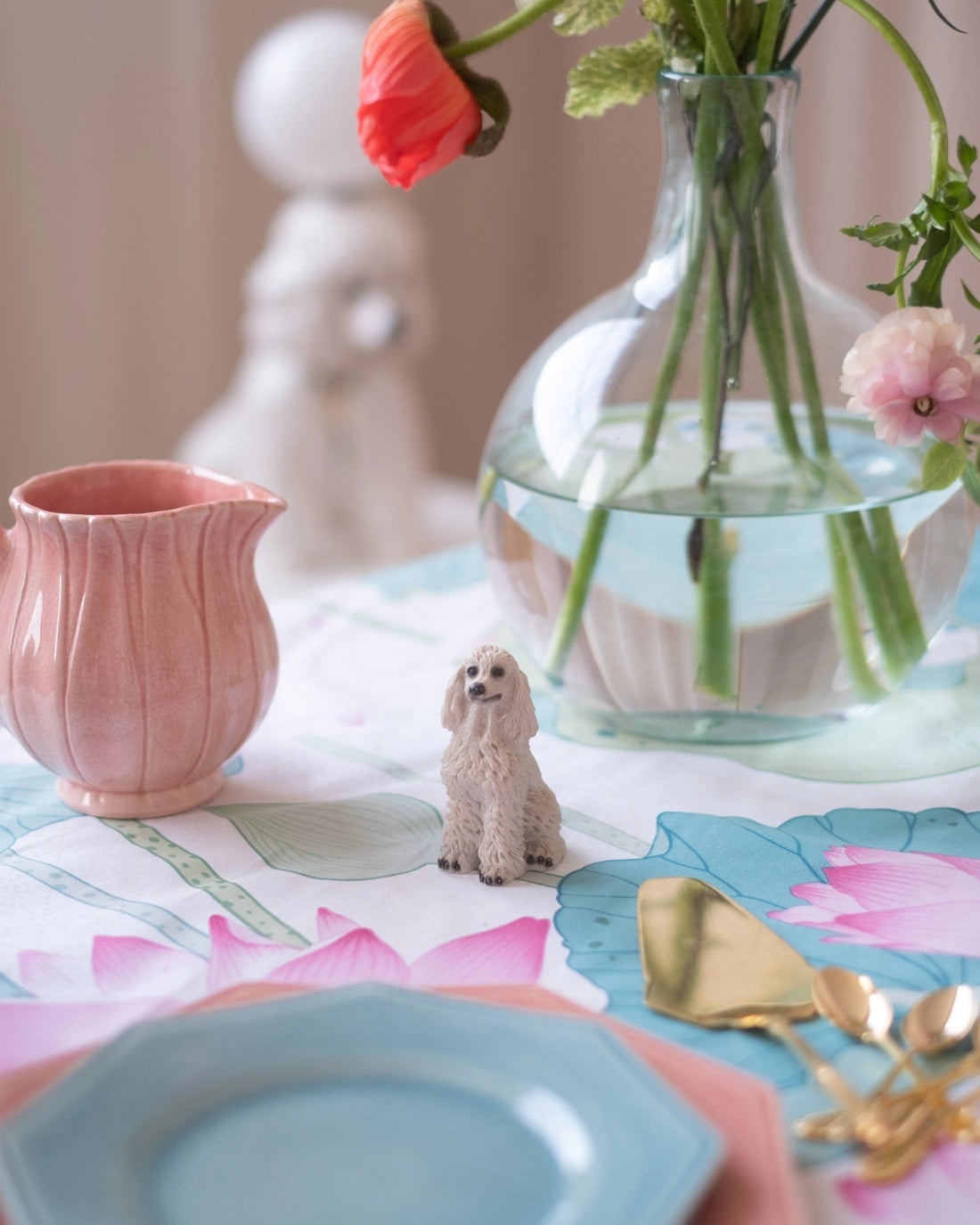 Petite statuette de caniche royal - Silly &amp; Billy