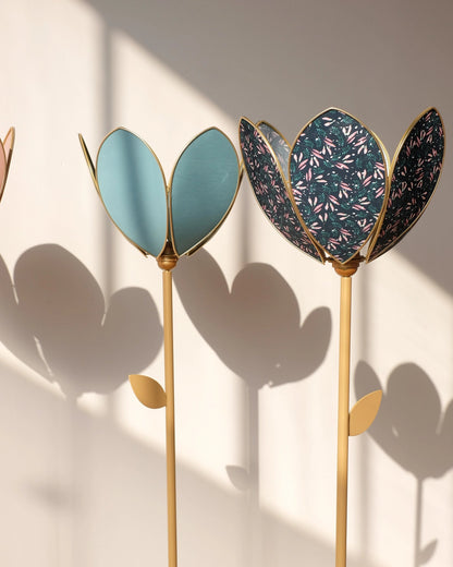 Pied de lampadaire et abat - jour fleur simple - Night Light - Silly &amp; Billy