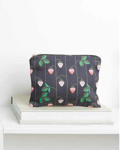 Pochette Fraises - Noir - Silly &amp; Billy