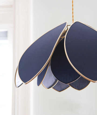 Suspension Fleur double - Bleu nuit - Silly &amp; Billy