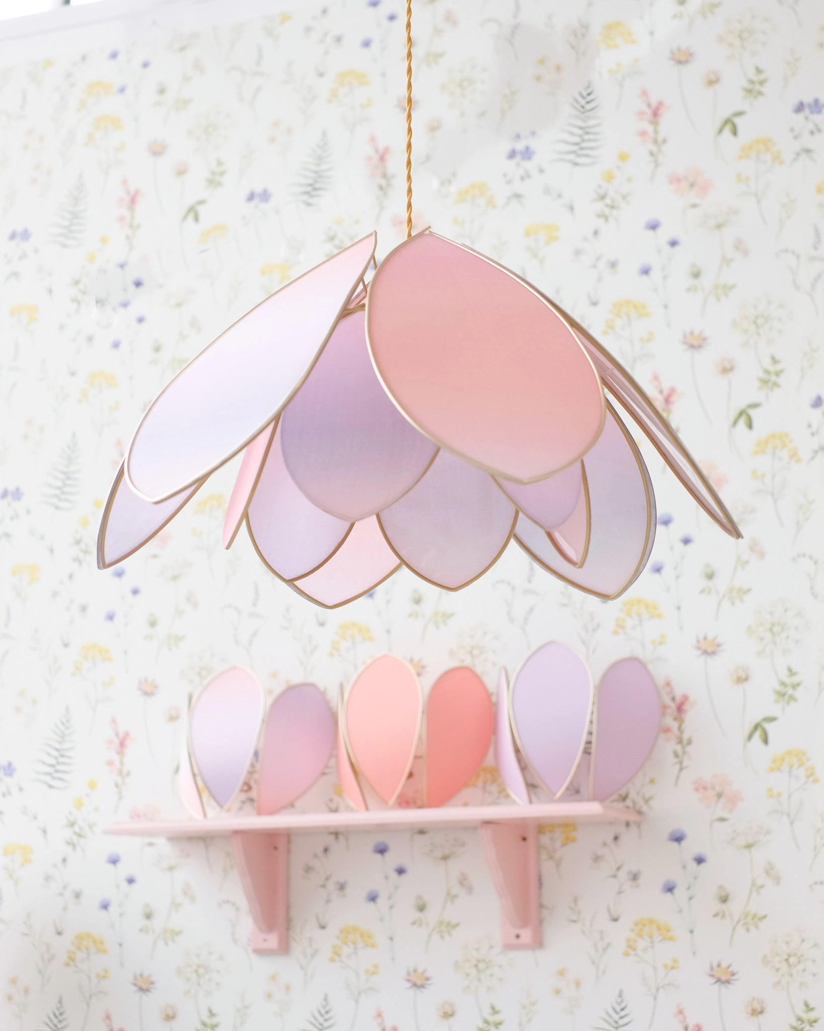 Suspension Fleur double - Été indien - Silly &amp; Billy