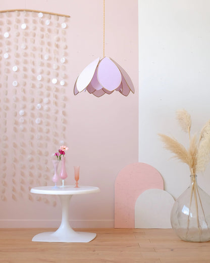 Suspension Fleur double - Lilas - Silly &amp; Billy