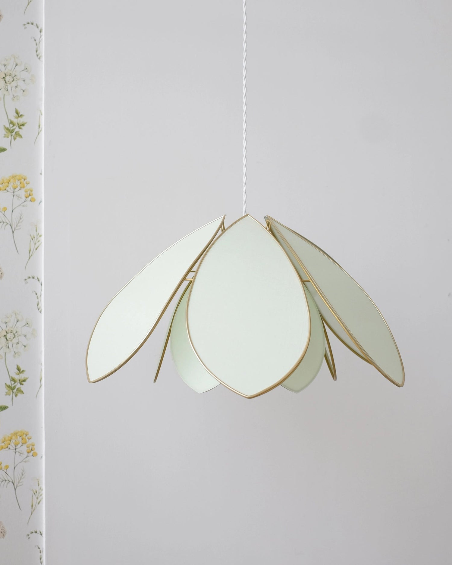 Suspension Fleur double - Menthe fraîche - Silly &amp; Billy