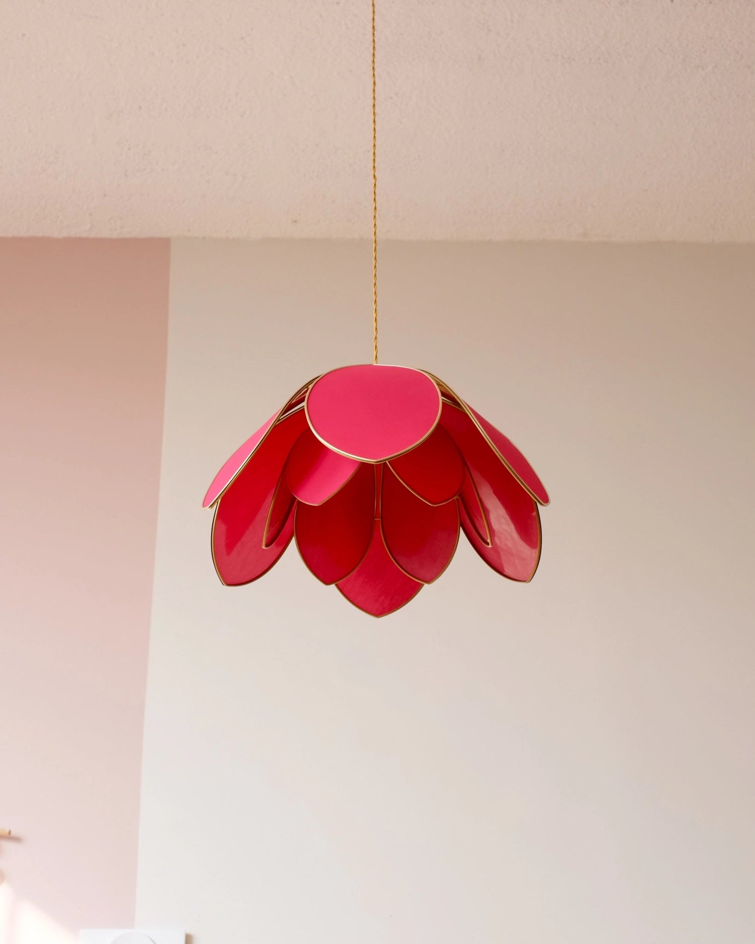 Suspension Fleur double - Rose des bois - Silly &amp; Billy