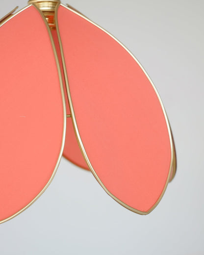 Suspension Fleur simple - Pamplemousse et doré - Silly &amp; Billy