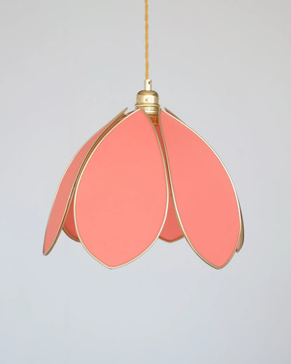 Suspension Fleur simple - Pamplemousse et doré - Silly &amp; Billy