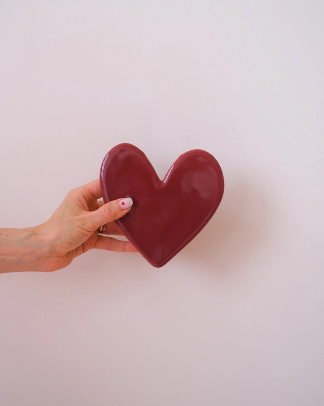 Vase mural Coeur - Grand modèle Framboise - Silly & Billy