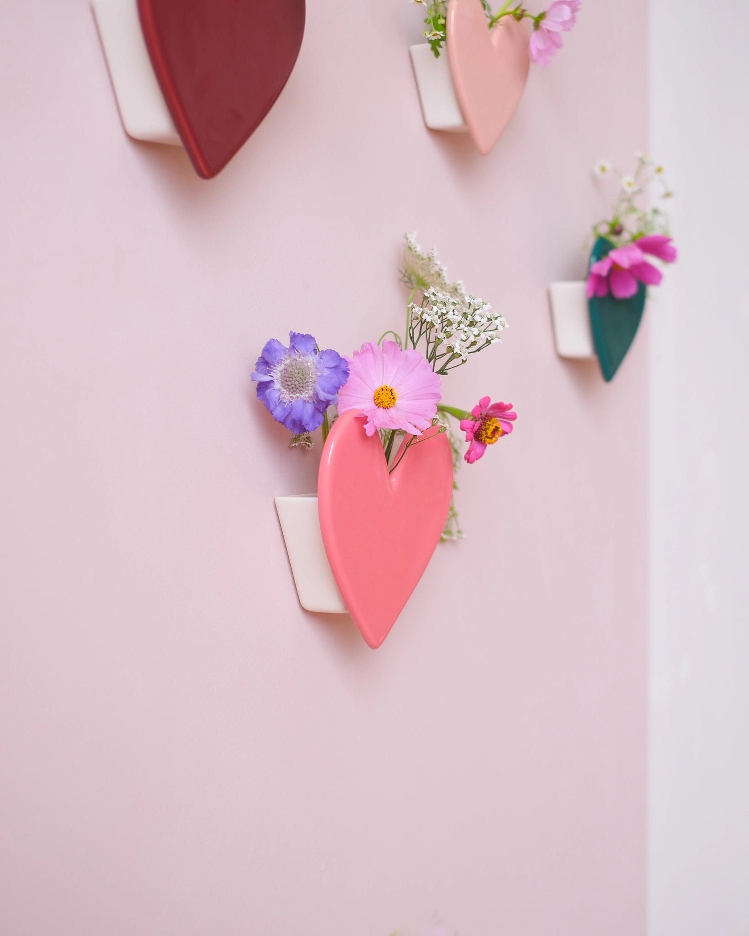 Vase mural Coeur - Grand modèle Malabar - Silly &amp; Billy