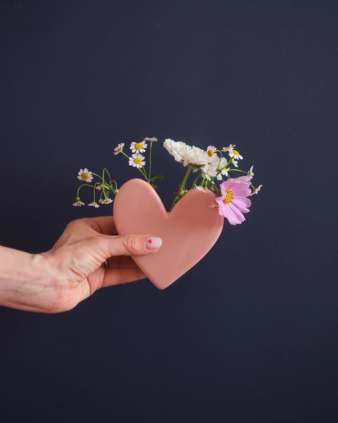 Vase mural Coeur - Nude - Silly &amp; Billy