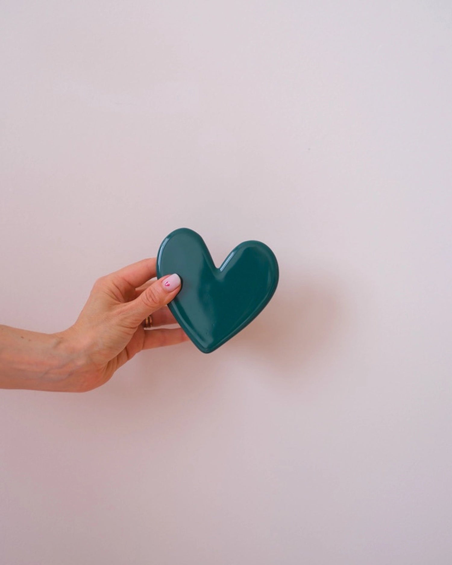 Vase mural Coeur - Vert jungle - Silly &amp; Billy