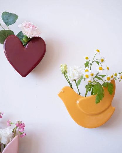 Vase mural Oiseau - Honey - Silly &amp; Billy