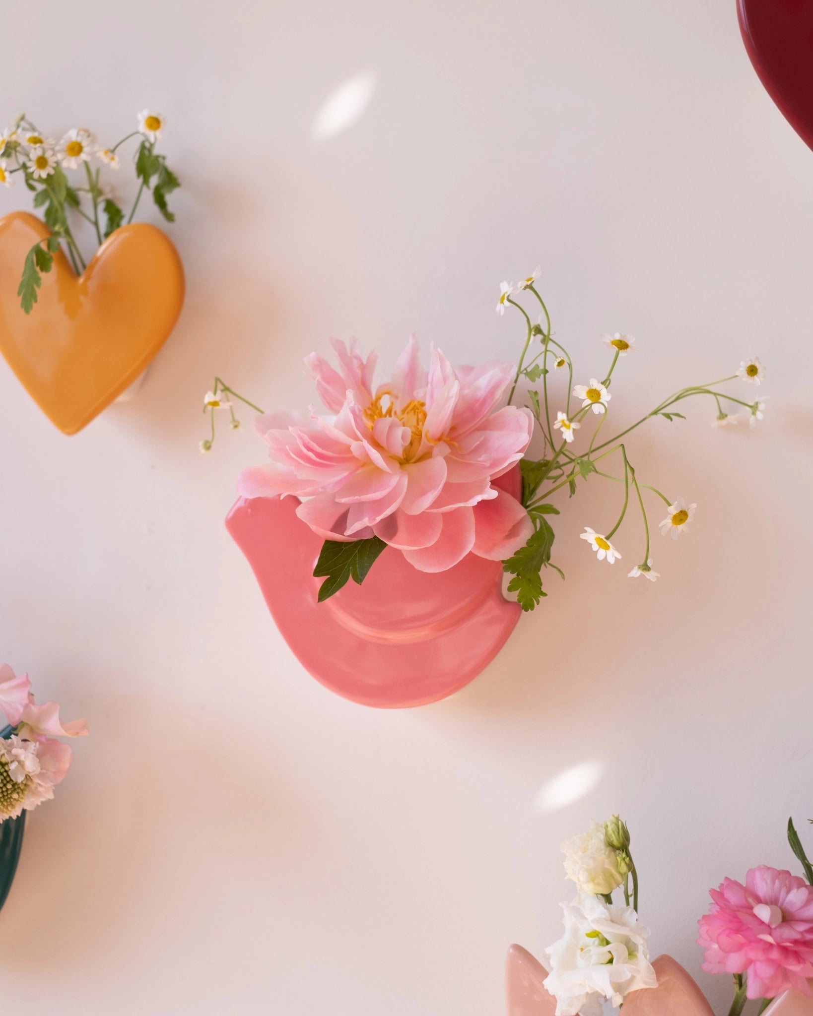 Vase mural Oiseau - Malabar - Silly &amp; Billy