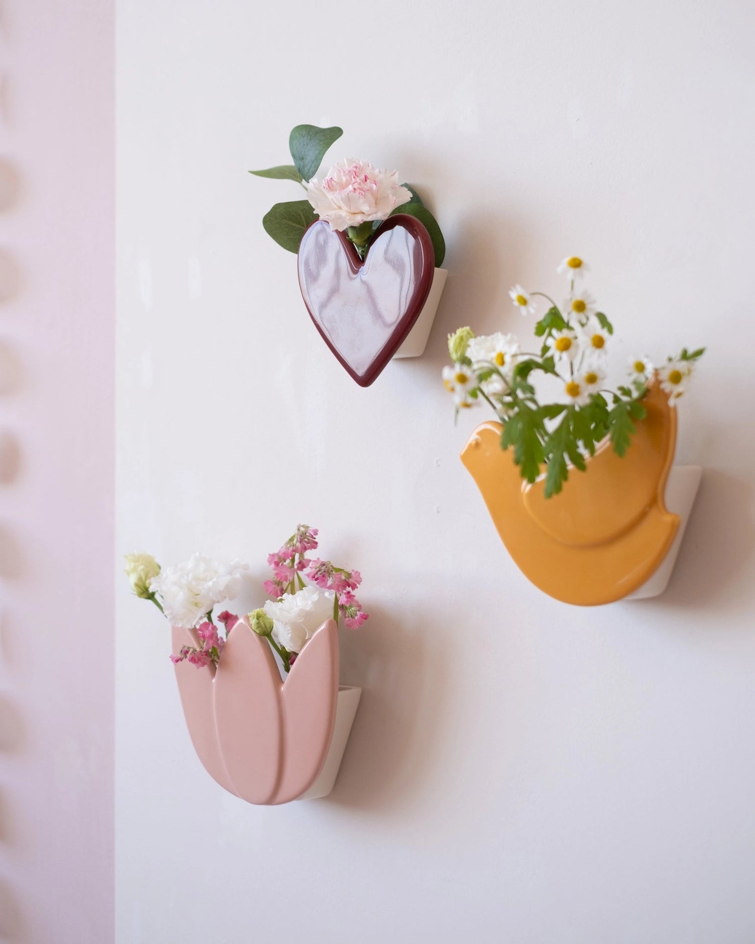 Vase mural Tulipe - Nude - Silly &amp; Billy