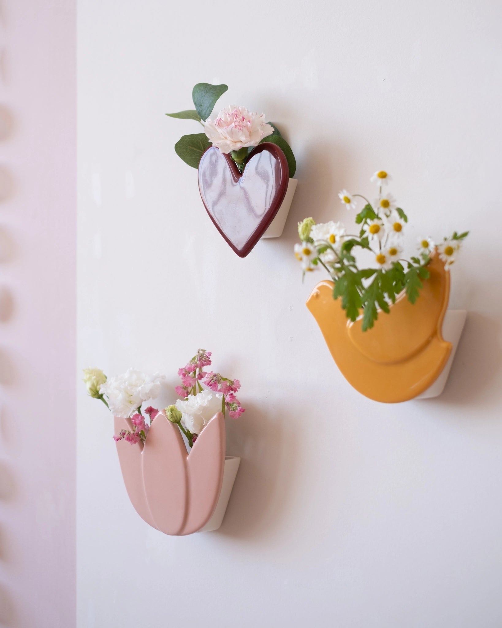 Vase mural Tulipe - Nude - Silly &amp; Billy