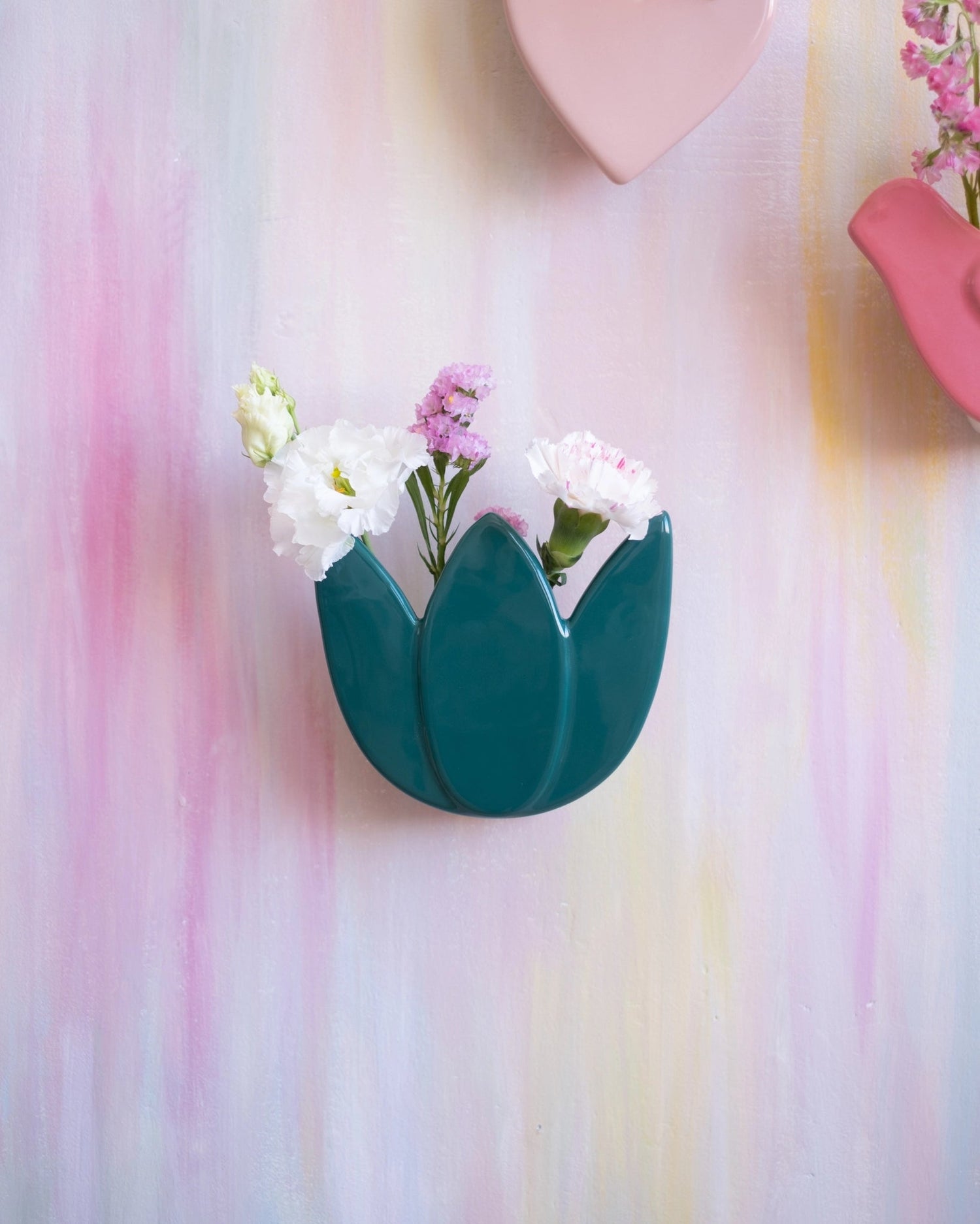 Vase mural Tulipe - Vert jungle - Silly &amp; Billy