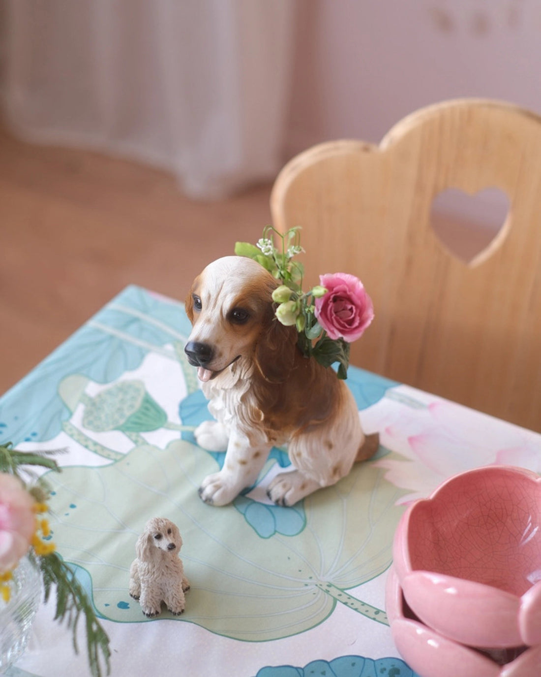 Vase pique - fleur Chien - Silly &amp; Billy