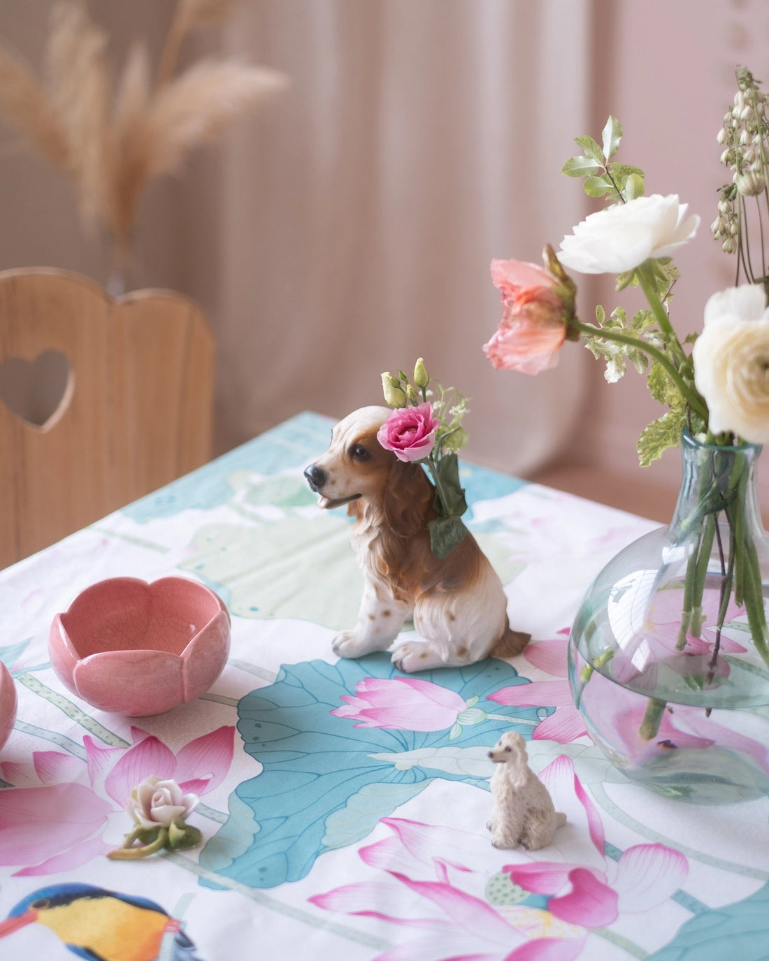 Vase pique - fleur Chien - Silly &amp; Billy