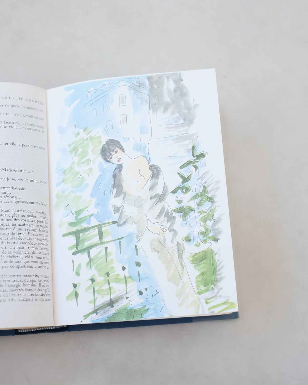 Oeuvres illustrées de Colette en 3 volumes - 1960
