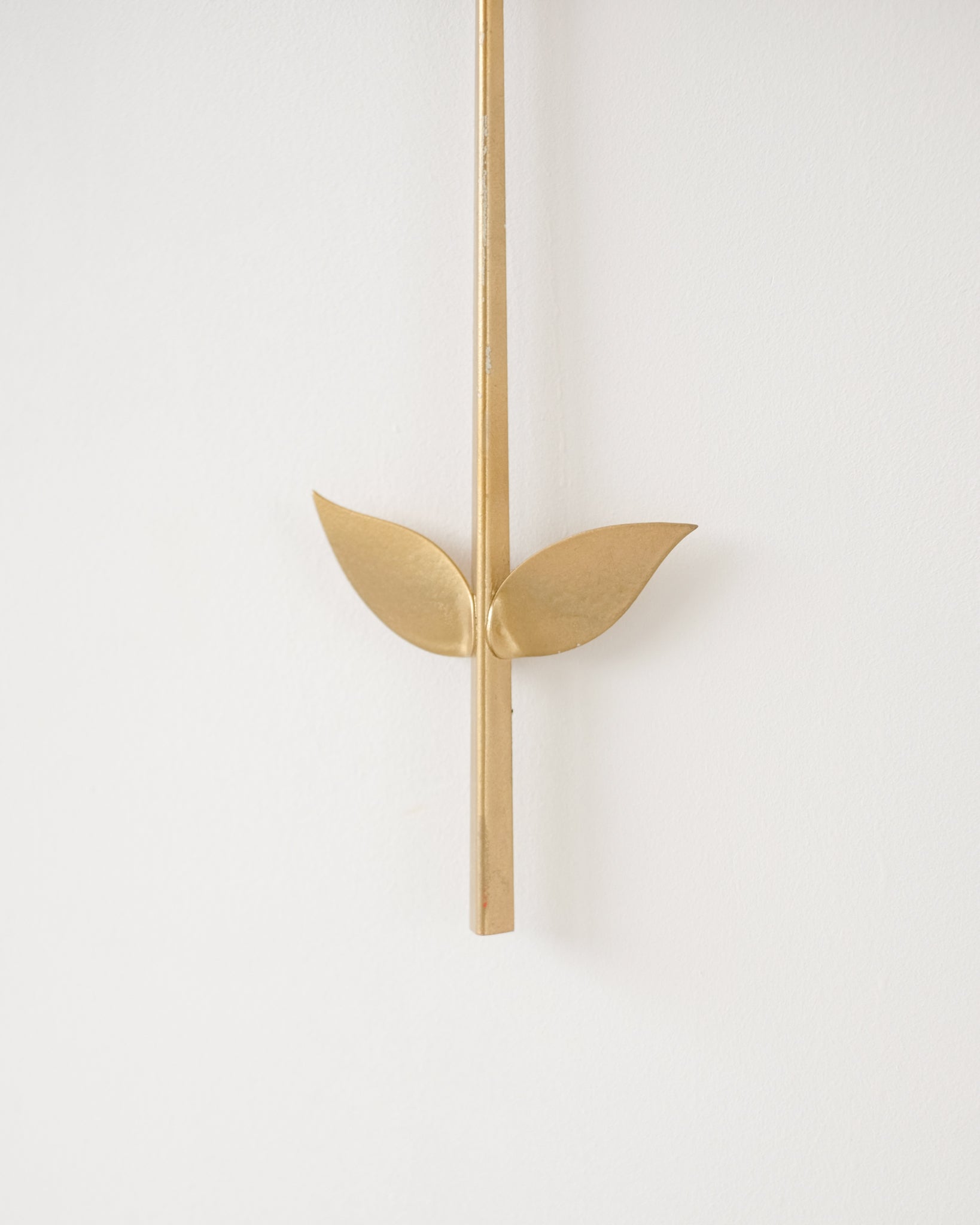 Ancien miroir Fleur en métal doré