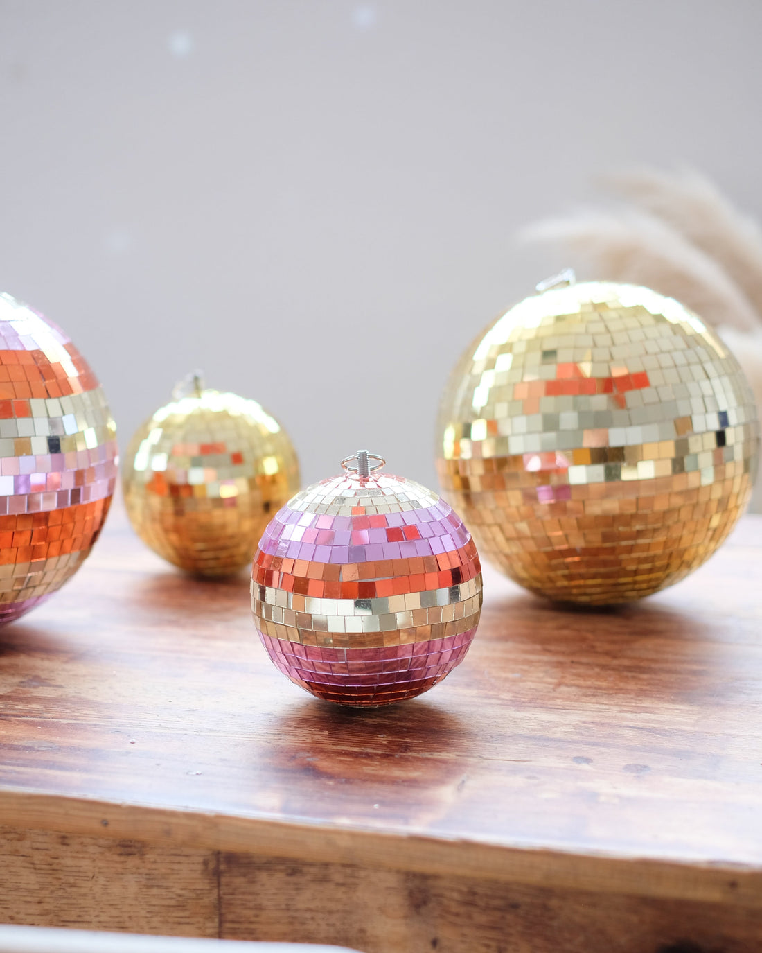 Boule à facettes Multicolore Rose - PM - Silly &amp; Billy