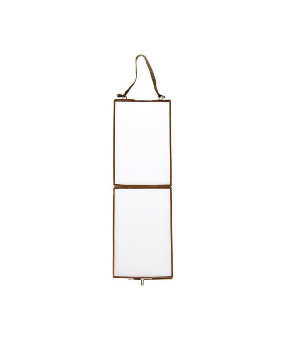 Cadre en verre et laiton - 10x15 cm - Silly &amp; Billy