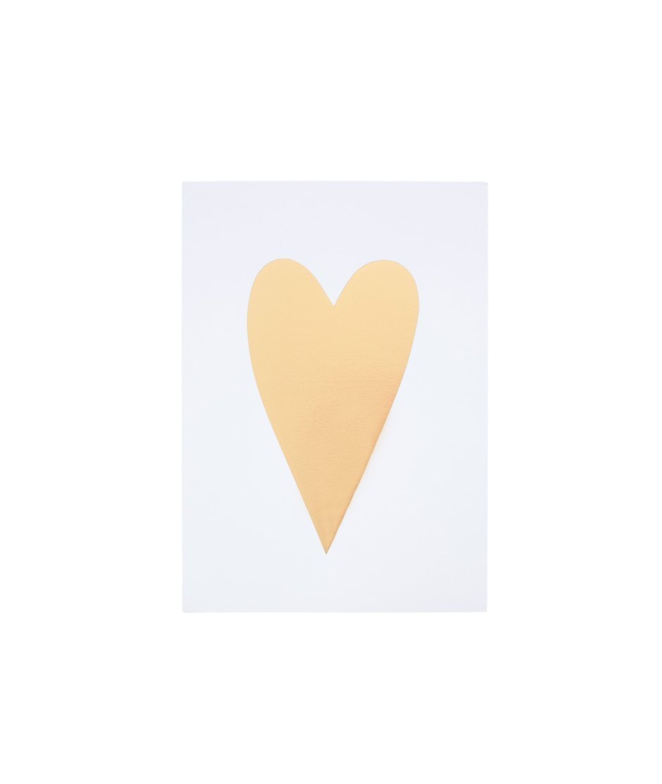 Carte double - Coeur doré - Silly &amp; Billy