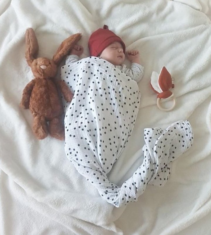 Grand lange en coton bio - LITTLE - Silly & Billy