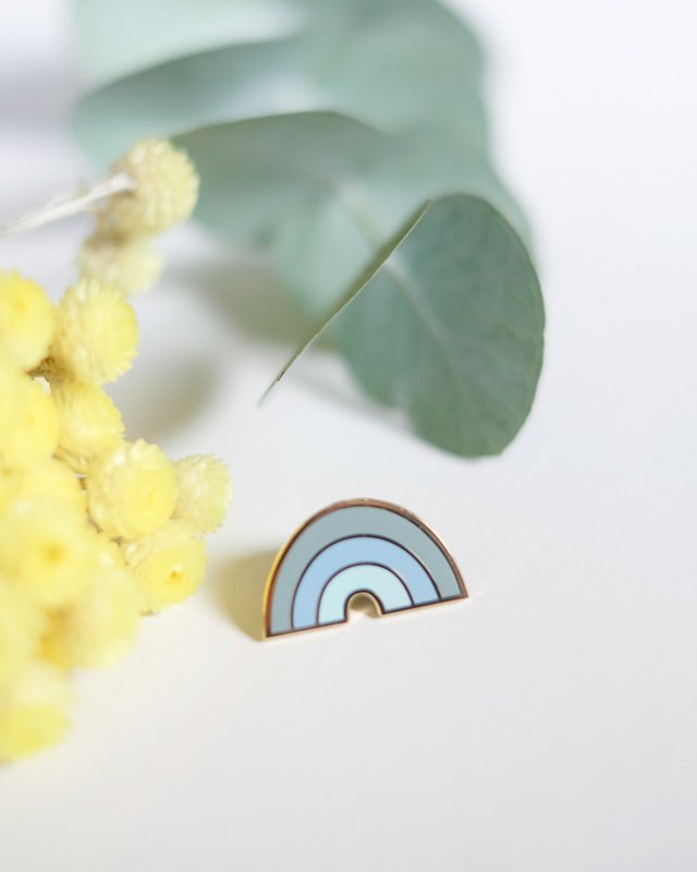 Pins Arc en ciel Mint - Silly &amp; Billy